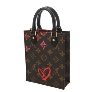 Louis Vuitton Sac Monogram Fall Canvas Love Handbag Plat Brown